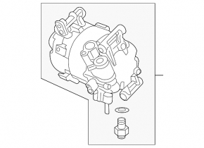 Компрессор кондиционера Honda Civic XI FE/FL 22-24