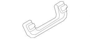 Ручка потолка задняя левая Audi A4 B9 17-19 бежевая, царапины