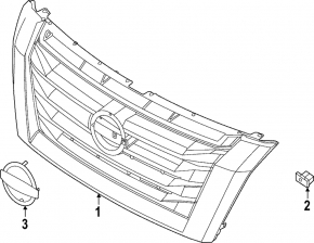 Решетка радиатора grill Nissan Pathfinder 22-25