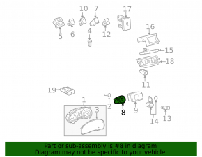 Кнопка start stop Toyota Prius 30 10-10