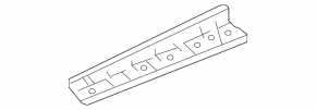 Зовнішня панель фартуха крила правого Toyota Camry v30 02-06
