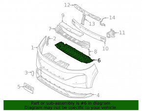 Защита переднего бампера передняя Nissan Murano z53 25-26