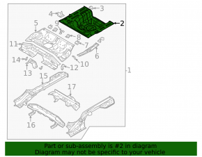Корыто багажника Hyundai Elantra 21-26