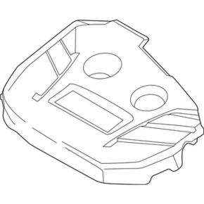 Накладка двигателя Lincoln MKC 15-16 тип 2