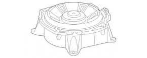 Сабвуфер Mercedes H247 GLA 20-26 Burmester