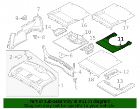 Пенопласт под инструмент Mazda 6 14-21