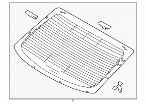 Стекло заднее Hyundai Elantra AD 17-20