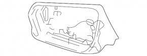 Корпус зеркального элемента правый Chevrolet Equinox 18-24