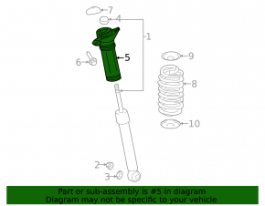 Опора амортизатора задняя левая Toyota Corolla 20-26