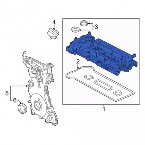 Крышка клапаная Ford Explorer 20-25 2.3T