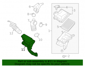 Воздухоприемник Lexus CT200h 14-17