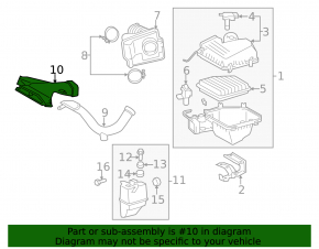 Воздухоприемник Toyota Avalon 05-12