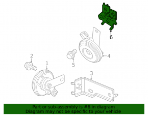 Кронштейн сигнала high Honda Civic XI FE/FL 22-26