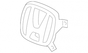 Эмблема решетки радиатора grill Honda Pilot 16-18