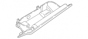 Перчаточный ящик, бардачок в сборе Audi A4 B9 17-25 серый