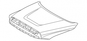 Капот голий Toyota Tundra 14-21
