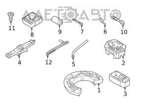 Компрессор подкачки колес VW Jetta 19-26