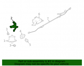 Кронштейн датчика слепых зон правый Subaru Forester 19-24 SK
