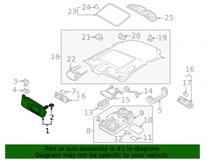 Козырек левый Audi A3 8V 15-16 4d серый