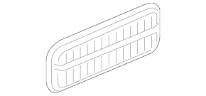 Щиток вентиляції правий Mercedes W213 E 300/350 17-23