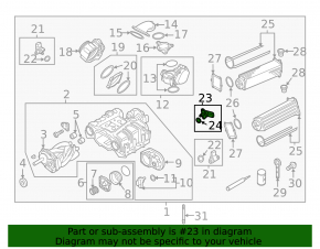 Map sensor Audi Q8 19-26 3.0T MHEV