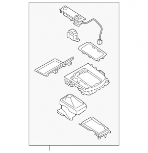 Накладка шифтера АКПП Mazda CX-5 22-25