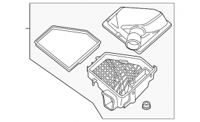 Корпус воздушного фильтра BMW F30 17-18 2.0T B46