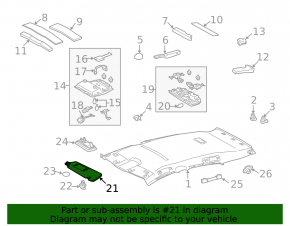 Козырек правый Lexus RX350 RX450h 10-15 беж