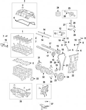 Колінвал Honda Accord 18-21 1.5T L15B7