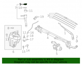 Крышка бачка омывателя Toyota Prius V 12-17
