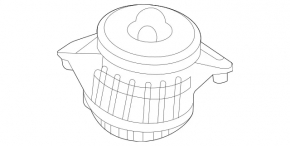 Подушка двигуна права Mercedes W167 GLE 450 20-26 3.0h