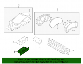 Блок кнопок передней панели нижний Mazda 3 19-26 4d под память сидений