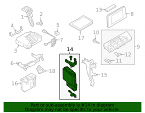 Radio Receiver Tuner Control Module Mazda CX-9 16-18