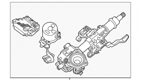 Рульова колонка з ЕУР Kia Niro 19-22 EV