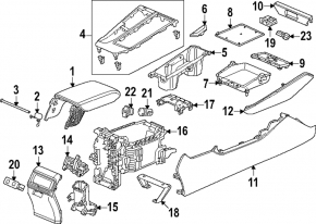 USB Hub Honda Accord 23-26 задний