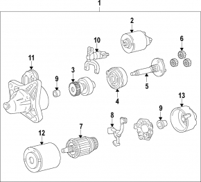 Стартер Mazda 3 14-18 BM M000TD0071