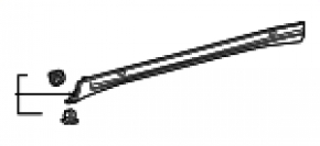 Поріг правий Toyota Land Cruiser 24-26