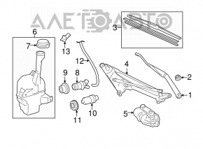 Бачок омывателя Lexus ES350 07-12