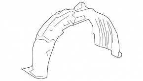 Підкрилок передній лівий Lexus RX350 RX450h 16-22