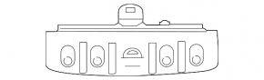 Блок переключателей на центральной консоли Mini Cooper F56 3d 14-23