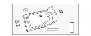 Обшивка арки верхняя правая Lexus GX470 03-09