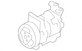 Компрессор кондиционера Subaru Forester 08-13 2.5T