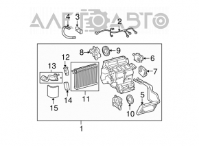 Испаритель Lexus GS300 GS350 GS430 06-11