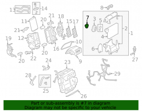 Клапан грубки кондиціонера Audi Q5 8R 09-16