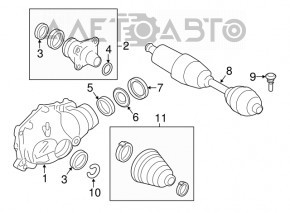 Опора переднего редуктора BMW X3 G01 18-24