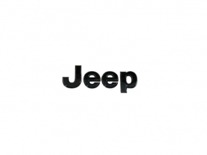 Эмблема капота Jeep Cherokee KL 19-23 черный глянец