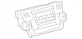 Головное устройство Toyota Highlander 08-10