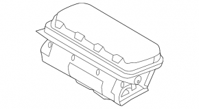 Подушка безопасности airbag пассажирская в торпеде Ford Explorer 13-12