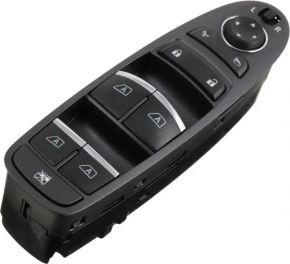 Управление стеклоподъемником передним левым Infiniti JX35 QX60 13-20 графит с хром, 4 auto