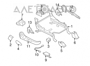 Датчик присутствия пассажира Mazda CX-7 06-09